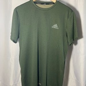 adidas Climalite Tee Small Forest Green